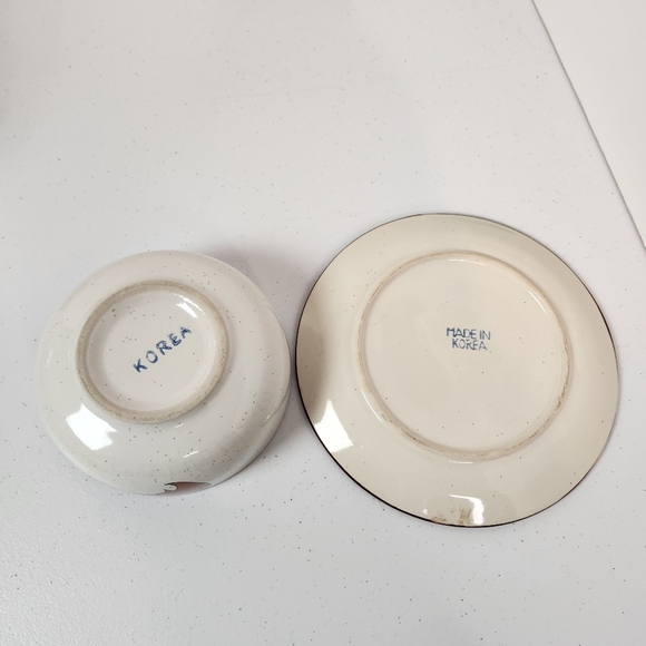 Vintage Interpur Farmer Boy Breakfast Set Bowl Plate Japan 1960s Anthropomorphic - Picture 7 of 10